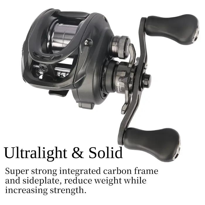 TSURINOYA – moulinet de pêche Baitcasting ultraléger 135g, 6.1g, Dark Wolf 50S 7.1:1, bobine peu pro