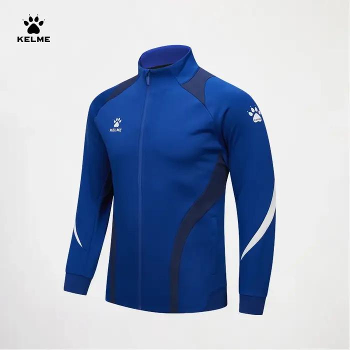Veste d'entraînement de football Kelme pour homme, nouvelle collection automne, col montant, cardiga