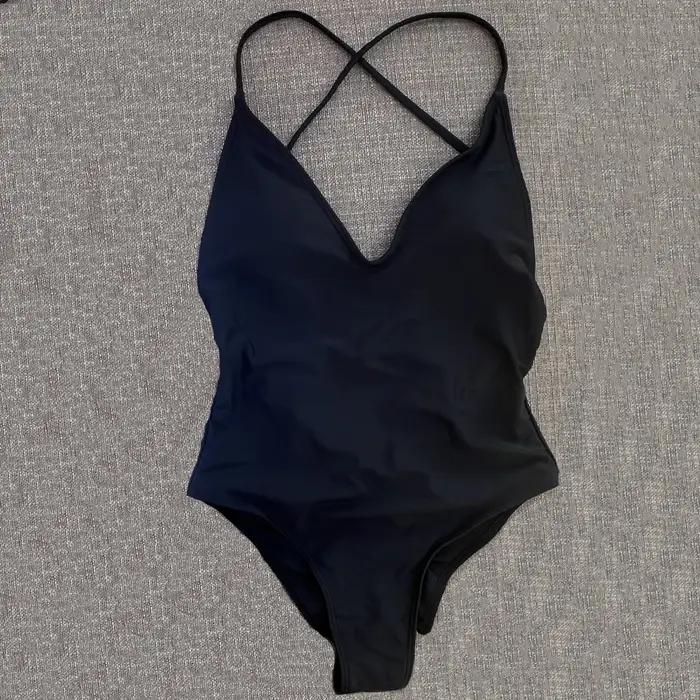 Maillot de bain une pièce rembourré, Sexy, couleur unie, Monokini, vêtements de plage, pour femmes,