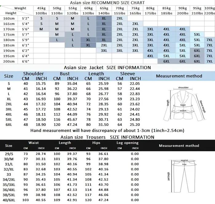 Nouveau (Blazer + pantalon) hommes d'affaires de mode Gentleman Style italien mince couleur unie cos