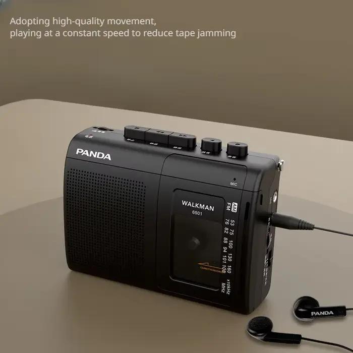 Lecteur de musique à cassette portable avec haut-parleur radio AM et FM baladeur rétro magnétophone
