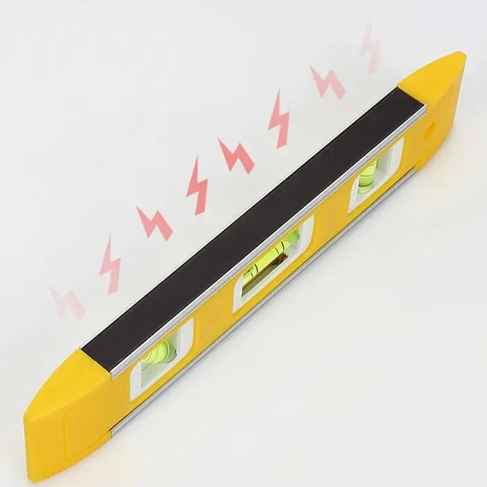 2pcs Jauge de Niveau En Alliage D'aluminium Forte Magnétique Mini Trois Type Jauge de Niveau Horizon