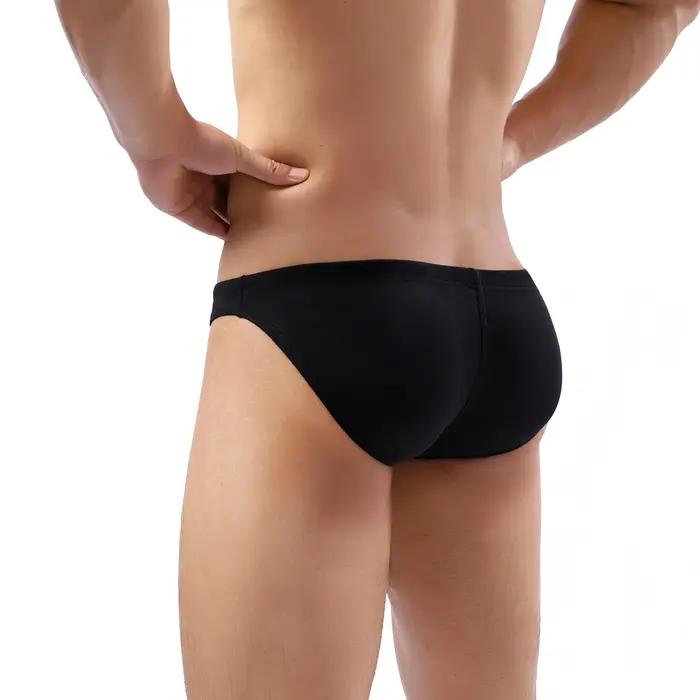 Maillot de bain sexy pour hommes, slip de bain, culotte de plage, bikini imbibé de poudre de maille,