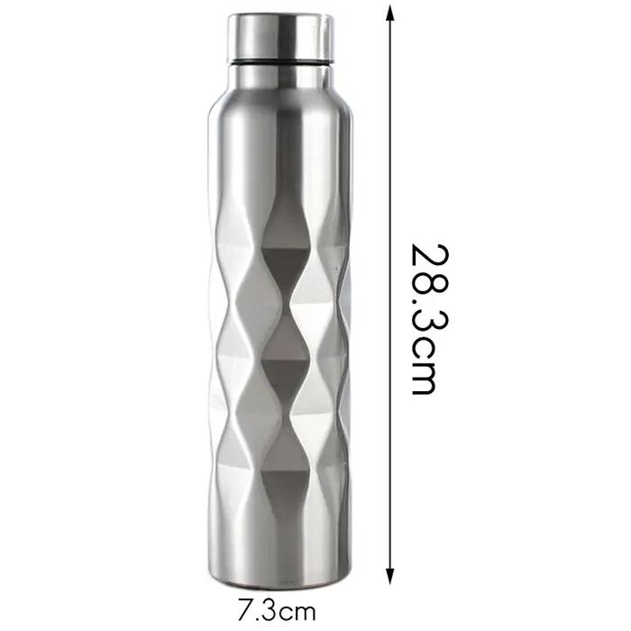 Bouteille d'eau en acier inoxydable à paroi unique, bouteille de bière portable, clic de cola HI, sa