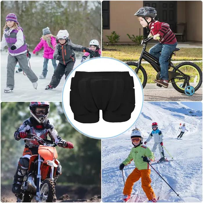 Short rembourré absorbant les chocs pour enfants, équipement de ski, hanche, fesses, pantalon de spo
