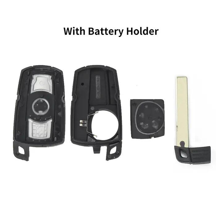 KEYYOU pour BMW 1 3 5 6 série E90 E91 E92 E60 E70 E71 E72 E82 E87 E88 E89 Fob 3BNT coque de clé à di