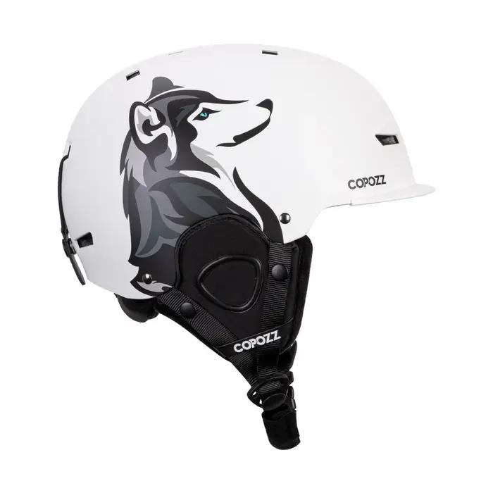 COPOZZ nouveau casque de Ski dessins animé demi-couvert Anti-impact casque de sécurité cyclisme Ski