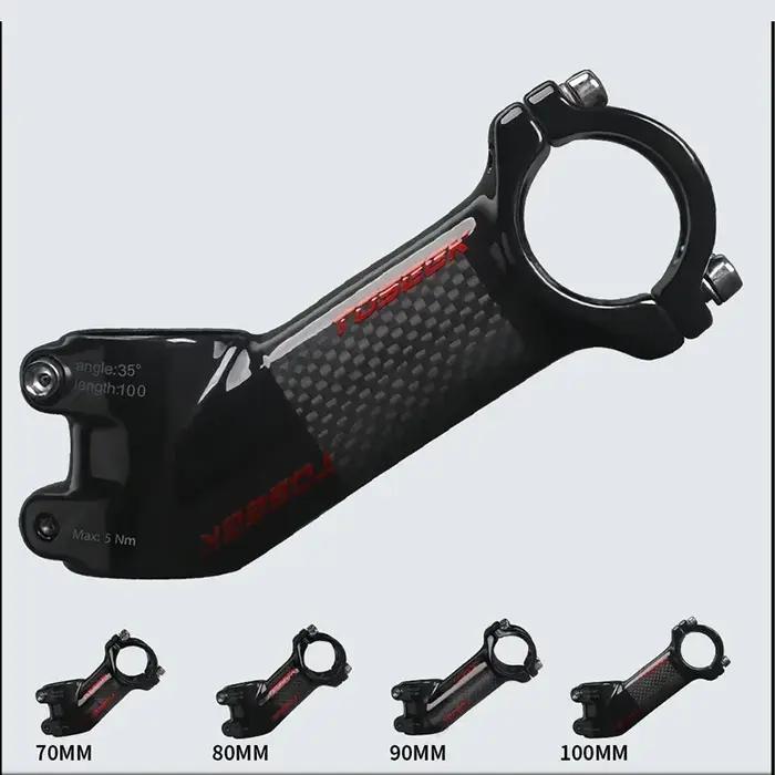 Toseek carbone vtt puissance 31.8mm tige de guidon de vélo 10/17/25/35 degrés vtt vélo Table ultralé