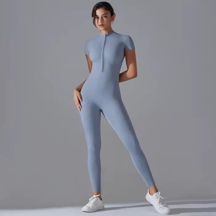 Body de sport femme respirant séchage rapide - Yoga, fitness, entraînement push-up confort