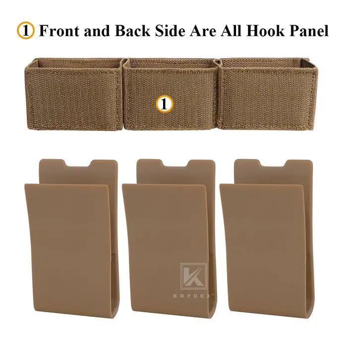 KRYDEX tactique élastique 5.56 Triple Double Magazine insérer 7.62 pochette magnétique pour D3CR pla
