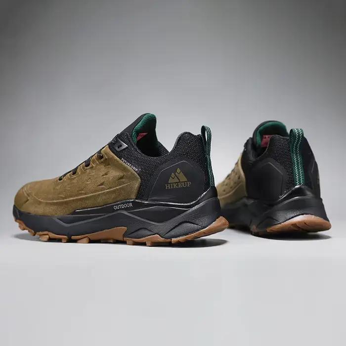 HIKEUP chaussures de randonnée pour hommes Sports de plein air Camping chasse marche chaussure daim