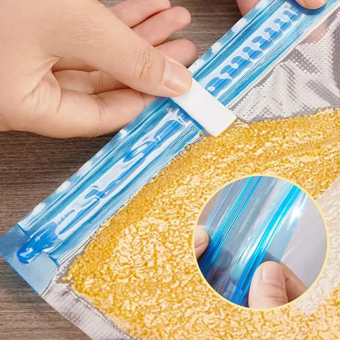 Sacs alimentaires scellés sous vide, 10 pièces, sac de stockage des aliments avec pompe de scellage,