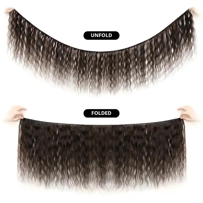 Bundles de cheveux vierges indiens bruts, faisceaux de tissage de cheveux humains raides, extension