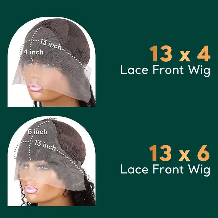 Perruque brésilienne de cheveux humains colorés pour femmes, vague profonde en surbrillance, dentell