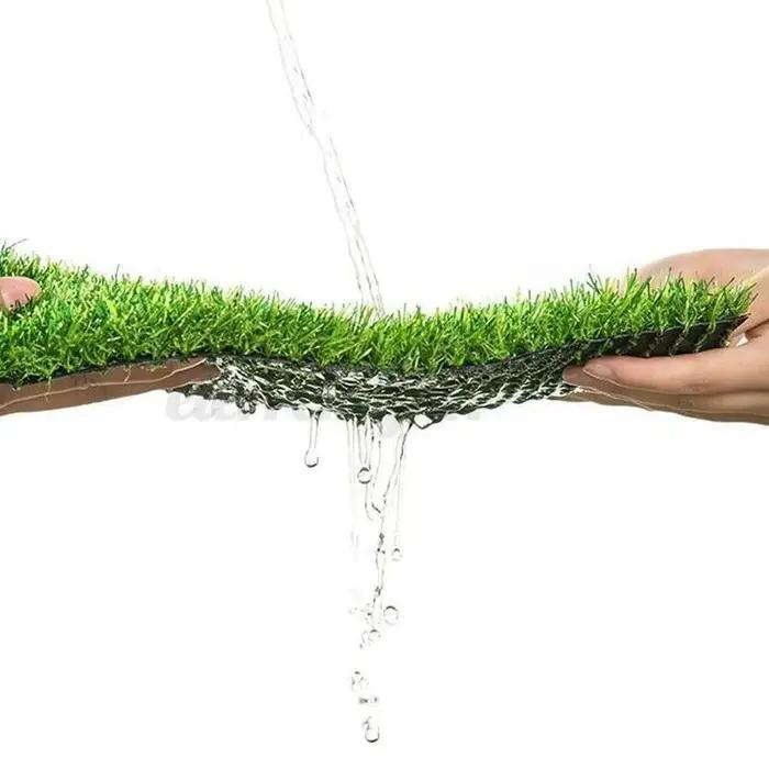 Tapis de Gazon Artificiel Simulation de Plante Verte Lavable Résistant à la Moisissure Intérieur Jardin Extérieur Occasions Spéciales
