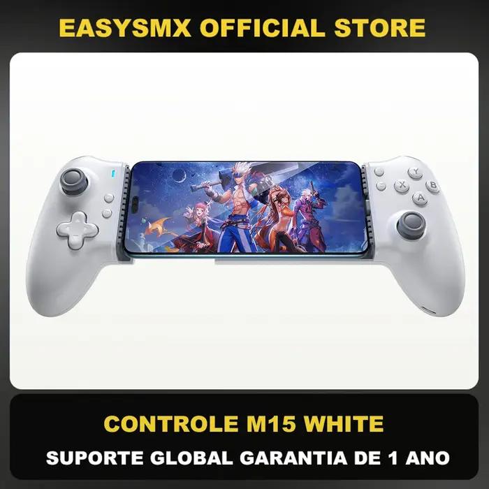 Manette de jeu mobile EasySMX M15 Type C à capteurs Hall pour téléphones Android et iPhone 15/16, co
