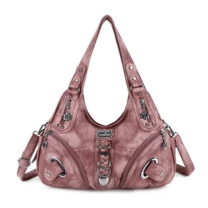Sac à main vintage pour femme, sac à bandoulière tendance, grand sac fourre-tout, sac de shopping à