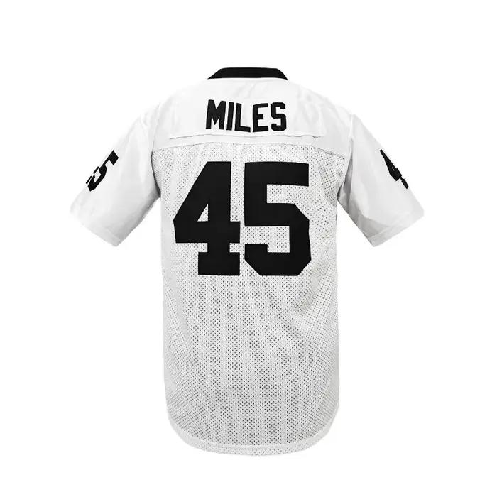 Maillot Boobie Miles, maillot de football brodé 45 Permian Friday Night Lights blanc noir S-3XL mail