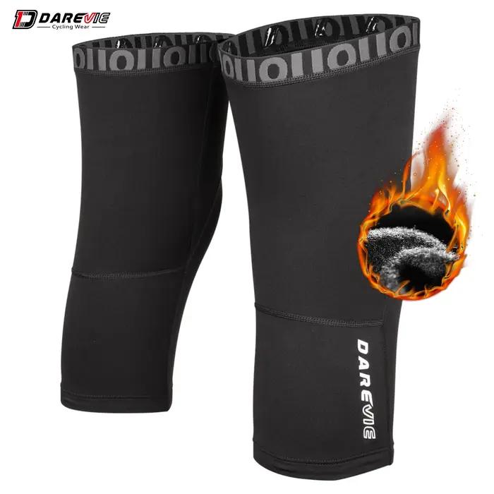 DAREVIE cyclisme jambières thermique polaire hiver cyclisme genou plus chaud Compression chaud demi