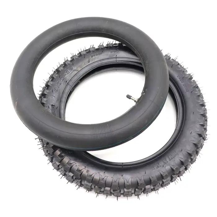Pneu et chambre à air de haute qualité 3.00-12 pouces, pneu de 12 pouces pour moto tout-terrain, motocross, moto