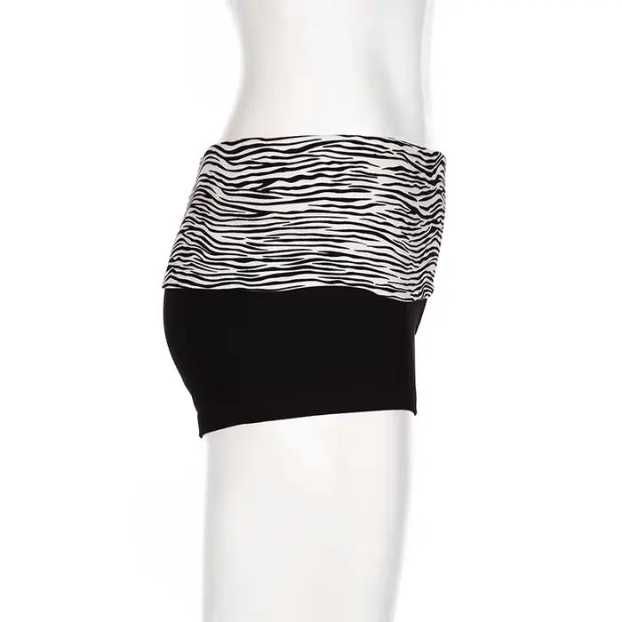 SUCHCUTE décontracté imprimé zèbre élastique Shorts femme maigre taille basse Mini court Y2K Harajuk