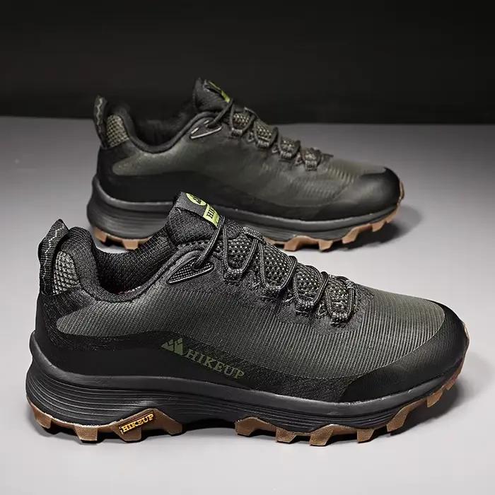 HIKEUP-Chaussures de Course Antidérapantes pour Homme et Femme, Baskets de Randonnée, de Camping, de