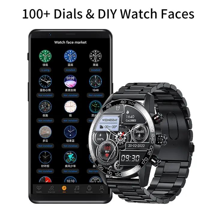 LIGE-Montre intelligente à écran HD AMOLED pour homme, appel Bluetooth, bracelet étanche IP67, entiè