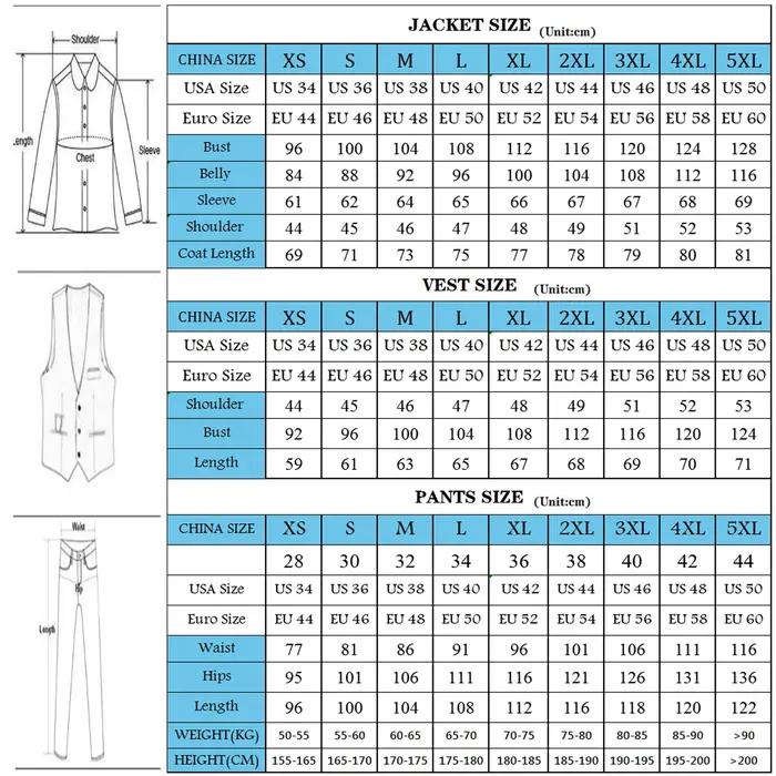 Costume de Mariage Exclusif pour Homme avec Appliques Perlées, Blazer et Pantalon 2 Pièces, Sur Mesu