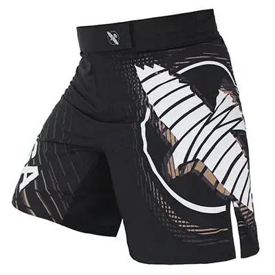 MMA noir dragon aigle sous-titres sport respirant boxe entraînement mma court kickboxing bixong shor