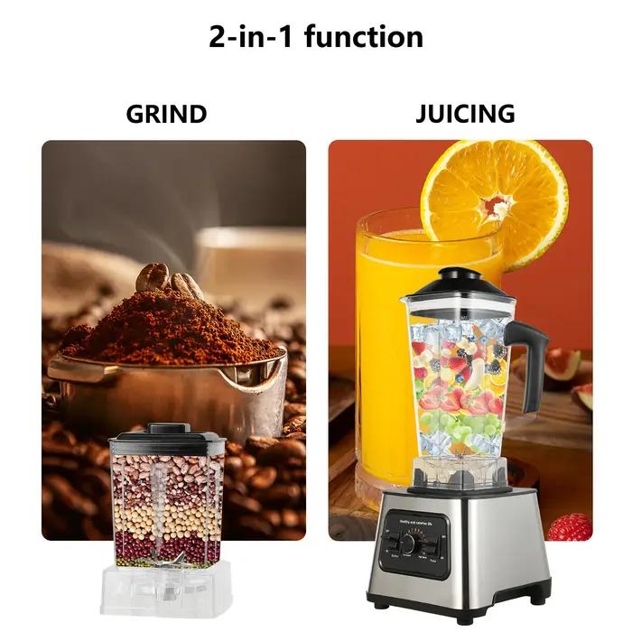 Mixeur-blender puissant 6000W, mixeur à smoothies, mixeur de table, robot culinaire pour bébé, mixeu