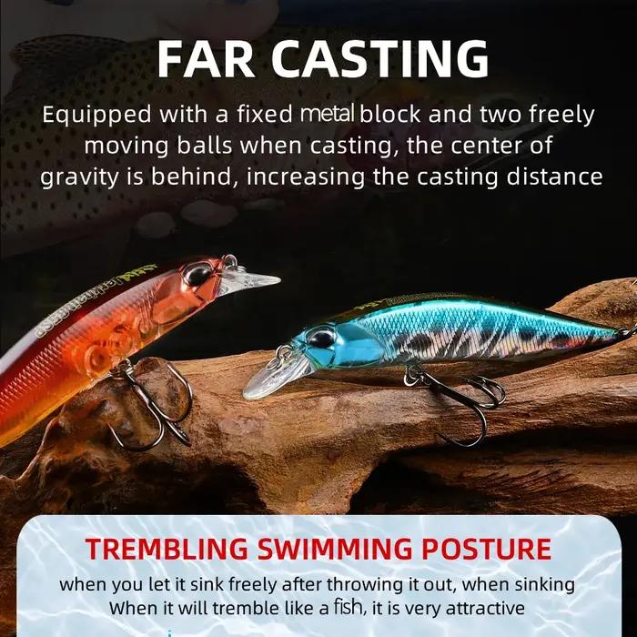 BEARKING 85mm 8g modèle chaud leurres de pêche appât dur 14 couleurs pour choisir vairon qualité pro