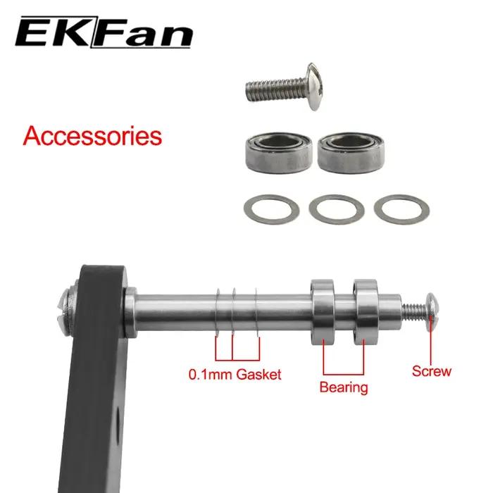 Ekfan-Poignée en carbone ultramince pour moulinet Dawa Baitcast, 138mm de long, 5.5mm, 8mm x 5mm