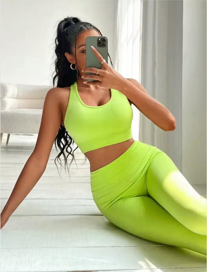 Ensemble de Sport pour femmes, ensemble de Yoga sans couture, ensembles de gymnastique, tenues pour