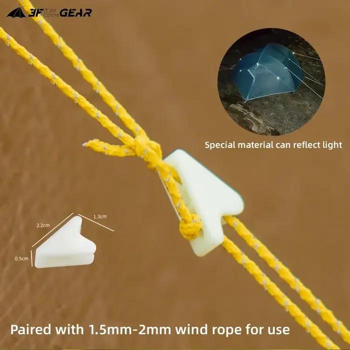 3F UL GEAR extérieur 1.5MM 20 mètres corde réfléchissante Dyneema tente de Camping corde à vent UHMW