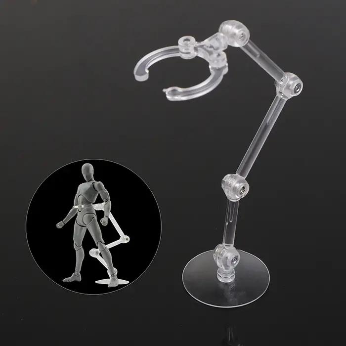 Support transparent pour figurine d'action, socle de piédestal pour SH Figuart, présentoir de modèle