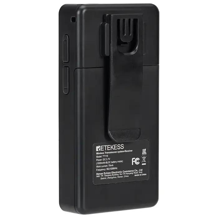 Retekess-Système de guide touristique sans fil, TT116, 1 récepteur, Type-C, Tour, Église, Traducteur