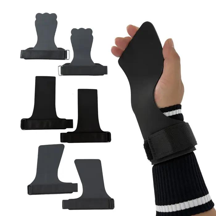 Poignées Hypalon sans trou pour tractions CrossFit gymnastique entraînement croisé haltérophilie protection mains endurance force