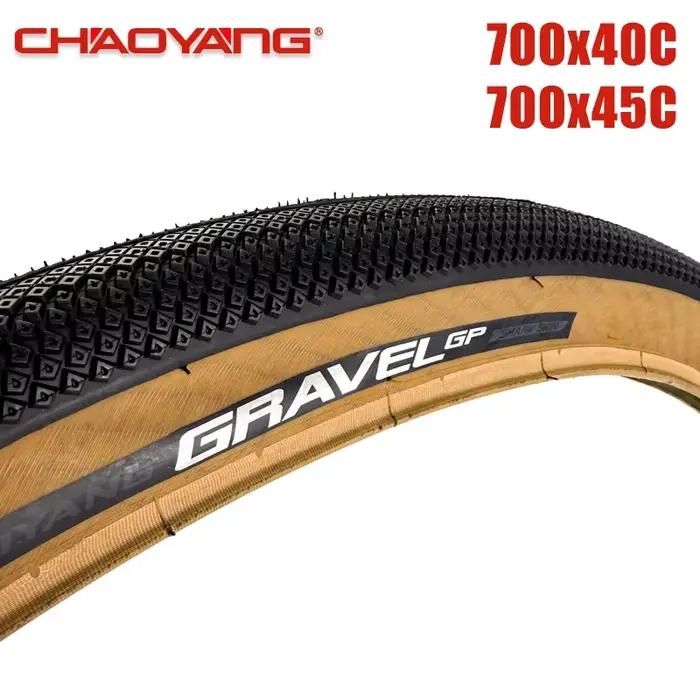 Pneu gravel 700x40C 700x45C 60TPI ultraléger bord marron pour gravel XC VTT confortable robuste polyvalent occasions spéciales