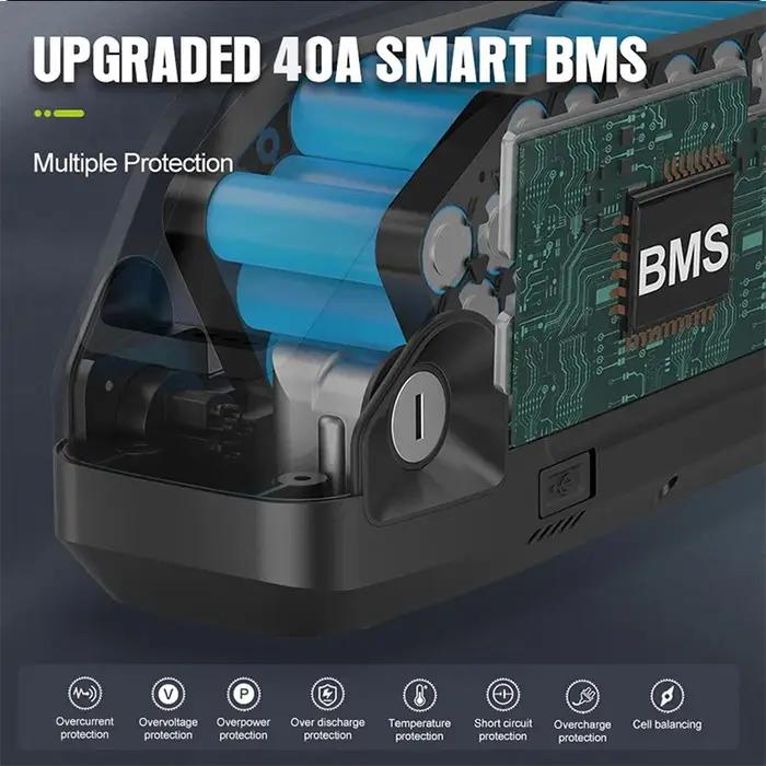 Batterie de vélo électrique 72V 3000W 60Ah pour courses et randonnées puissantes et sans limite