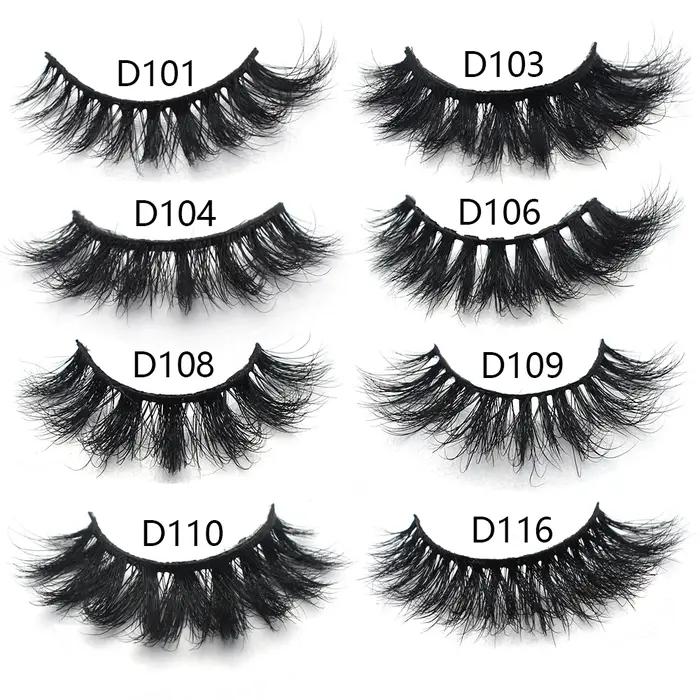 FOXESJI cils 3D vison cils populaire naturel long moelleux dramatique Extension de cils maquillage c