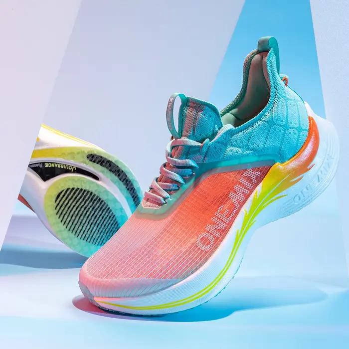 ONEMIX Original chaussures de course en Fiber de carbone Marathon professionnel Ultra-léger rebond a