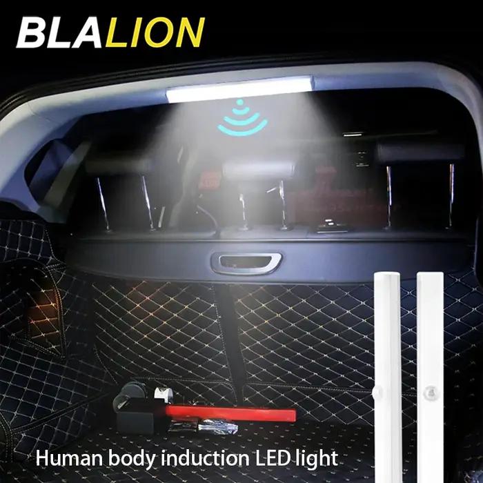 SEAMETAL veilleuse voiture toit lampe à LED 3 Modes sans fil corps humain Induction USB coffre Auto