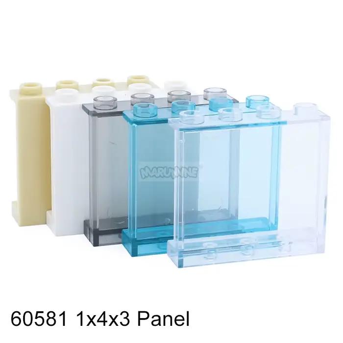 MARUMINE MOC – bloc de construction, partie fenêtre, maison en verre, panneau mural Transparent 8755