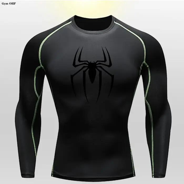 T-shirt à manches longues pour enfants, vêtements de course à Compression, chemises d'entraînement d