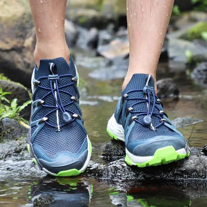 HUMTTO extérieur en amont baskets pour hommes été plage chaussures d'eau hommes respirant Sport rand