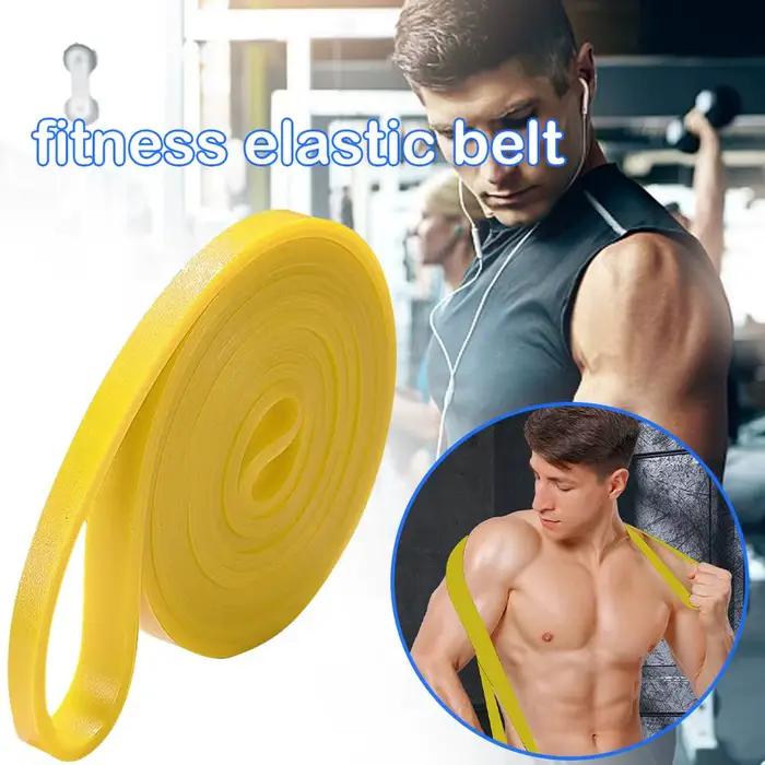 Bande élastique de fitness ULcôtelée pour entraînement musculation et yoga occasionnels augmentation de la résistance musculaire