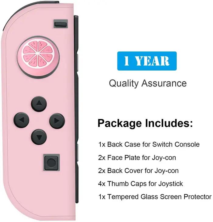 Pour Nintendo Switch Dockable Switch housse de protection JoyCon contrôleurs avec protecteur d'écran