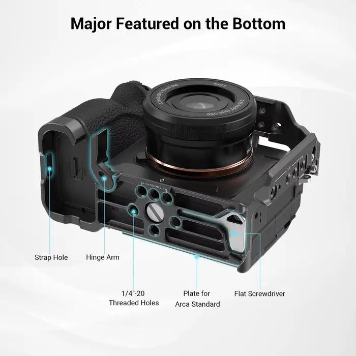 SmallRig Alpha7 V Cage Kit pour Sony A7 IV A7m4 Caméra Cage Rig pour Sony Alpha 7 V/7R V/7 IV/7S III