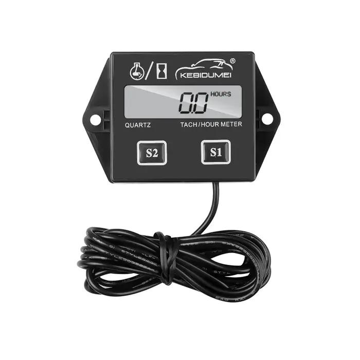 Tachymètre numérique pour moteur de moto, jauge tachymètre étanche, affichage LCD, moteur RPM pour m