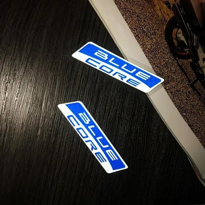 Autocollants 3D de noyau bleu, équipe de course de Moto, étui à autocollants pour Kawasaki Z900 Hond